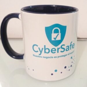 Mug con color interno, borde y oreja 11 oz