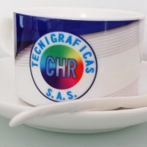 Mug tintero, plato y cuchara 6 onzas