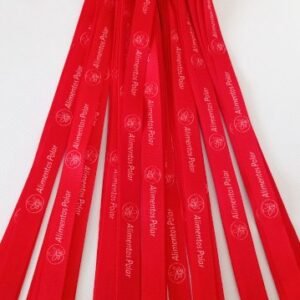Cinta escarapela rojo