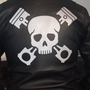 Vinilo textil imprimible y corte calavera