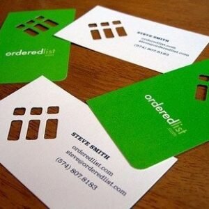 Tarjetas de presentación Troquel