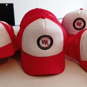 Gorras sublimadas blanco rojo