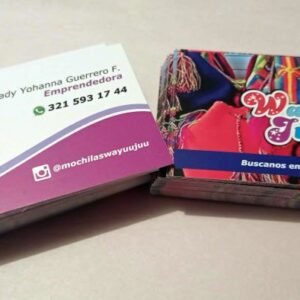 Tarjetas de presentación Color