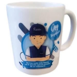 Mugs 11 onzas blanco total logo