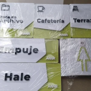 Acrilico señalización